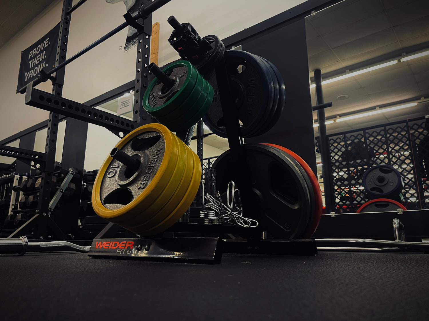 Gym training area